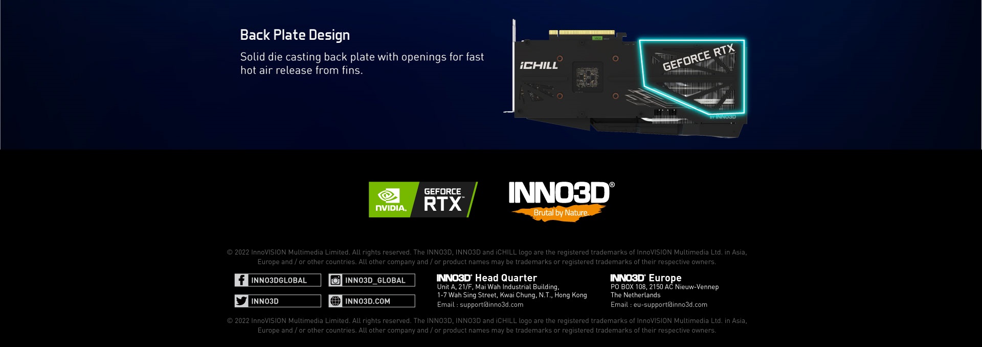 Inno3D GeForce RTX 3070 ICHILL X3（C30703-08D6X-1710VA38）RTX3070