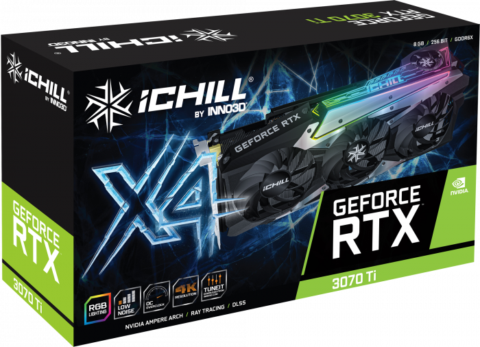 INNO3D GEFORCE RTX 3070 TI ICHILL X4 product image