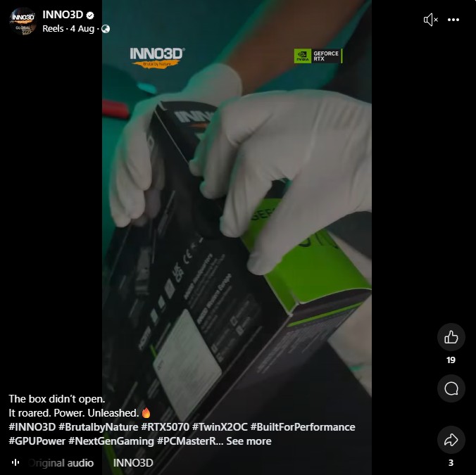 the box didn't open