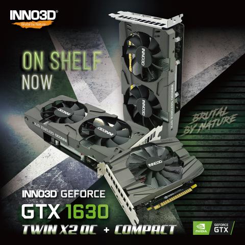 INNO3D GEFORCE GTX 1630 TWIN X2 OC + COMPACT: THE GAMING SUPER CHARGER