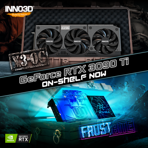 THE WAIT IS OVER FOR THE INNO3D GEFORCE RTX 3090 Ti X3 OC AND ICHILL FROSTBITE