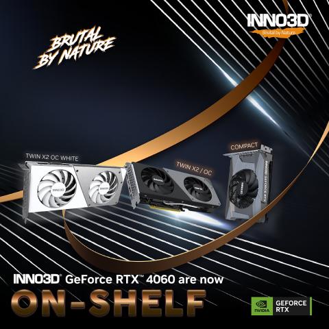 INNO3D GEFORCE RTX™ 4060 ON-SHELF NOW