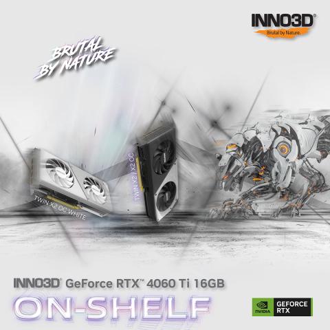 INNO3D GEFORCE RTX™ 4060 Ti 16GB DLSS3 ON-SHELF NOW